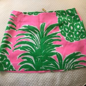 Lilly Pulitzer palm print skirt